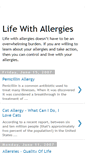 Mobile Screenshot of lifewithallergies.blogspot.com