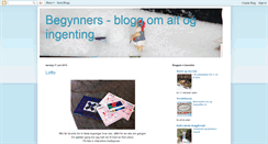 Desktop Screenshot of begynners.blogspot.com