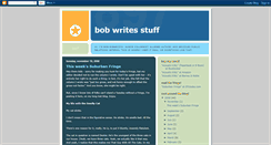 Desktop Screenshot of bobwritesstuff.blogspot.com