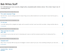 Tablet Screenshot of bobwritesstuff.blogspot.com
