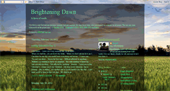 Desktop Screenshot of brighteningdawn.blogspot.com