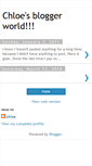 Mobile Screenshot of chloesamazingblog-chloe.blogspot.com
