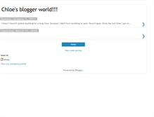 Tablet Screenshot of chloesamazingblog-chloe.blogspot.com