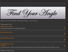 Tablet Screenshot of findyourangle.blogspot.com