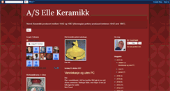 Desktop Screenshot of ellekeramikk.blogspot.com