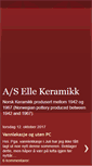 Mobile Screenshot of ellekeramikk.blogspot.com