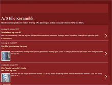 Tablet Screenshot of ellekeramikk.blogspot.com