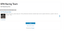 Tablet Screenshot of kpm-racingteam.blogspot.com