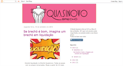 Desktop Screenshot of brechoquasinovo.blogspot.com
