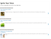 Tablet Screenshot of igniteyourvoice.blogspot.com