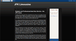 Desktop Screenshot of jfklimousine.blogspot.com