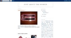 Desktop Screenshot of justaboutthewomen.blogspot.com