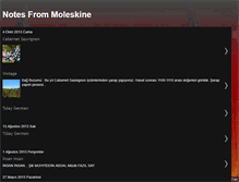 Tablet Screenshot of moleskinebold.blogspot.com