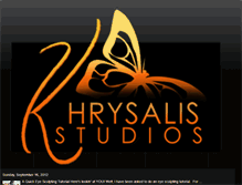 Tablet Screenshot of khrysalis-studios.blogspot.com