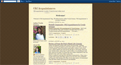 Desktop Screenshot of bookoldacquaintances.blogspot.com