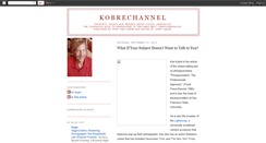 Desktop Screenshot of kobrechannel.blogspot.com