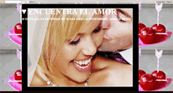 Desktop Screenshot of encuentraelamoraqui.blogspot.com