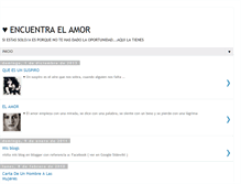 Tablet Screenshot of encuentraelamoraqui.blogspot.com