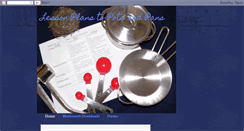 Desktop Screenshot of lessonplanstopotsandpans.blogspot.com