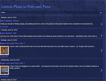 Tablet Screenshot of lessonplanstopotsandpans.blogspot.com