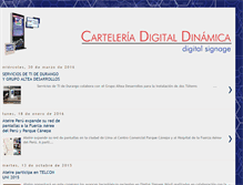 Tablet Screenshot of carteleriadinamica.blogspot.com