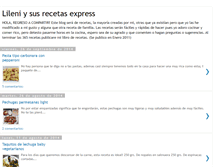 Tablet Screenshot of lilenirecetasexpress.blogspot.com