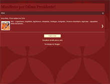 Tablet Screenshot of manifestodilma.blogspot.com