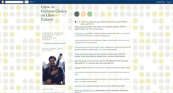 Desktop Screenshot of cursodeguitarraclasicaenlineaenlaces.blogspot.com