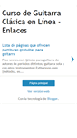 Mobile Screenshot of cursodeguitarraclasicaenlineaenlaces.blogspot.com