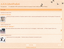 Tablet Screenshot of liberipodisti.blogspot.com