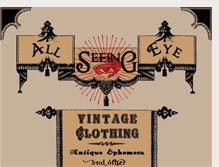 Tablet Screenshot of allseeingeyevintage.blogspot.com