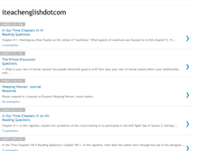 Tablet Screenshot of iteachenglishdotcom.blogspot.com