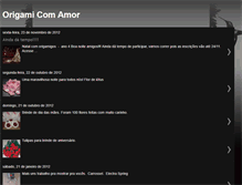 Tablet Screenshot of origamicomamor.blogspot.com