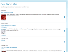 Tablet Screenshot of bayibarulahir.blogspot.com