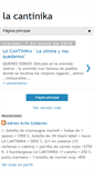 Mobile Screenshot of lacantinika.blogspot.com