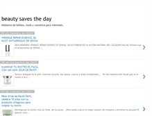 Tablet Screenshot of beautysavestheday.blogspot.com