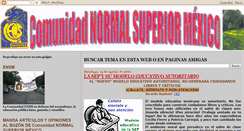 Desktop Screenshot of comunidadnormalsuperiormexico.blogspot.com