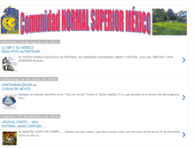 Tablet Screenshot of comunidadnormalsuperiormexico.blogspot.com