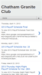 Mobile Screenshot of chathamgc.blogspot.com