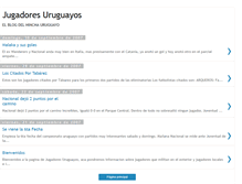 Tablet Screenshot of jugadores-uruguayos.blogspot.com