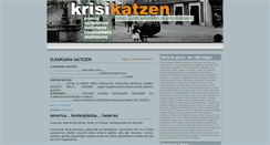 Desktop Screenshot of krisikatzen.blogspot.com