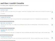 Tablet Screenshot of andthenicouldntbreathe.blogspot.com