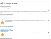 Tablet Screenshot of cell-phones-chargers.blogspot.com