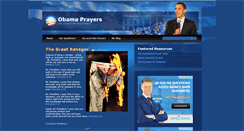 Desktop Screenshot of obamaprayers.blogspot.com