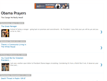 Tablet Screenshot of obamaprayers.blogspot.com