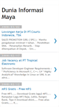 Mobile Screenshot of informasimaya.blogspot.com