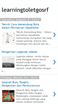 Mobile Screenshot of learningtoletgosrf.blogspot.com