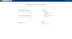 Desktop Screenshot of hookedonfencing.blogspot.com