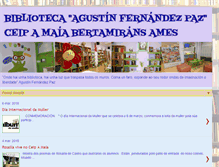 Tablet Screenshot of biblioceipamaia.blogspot.com