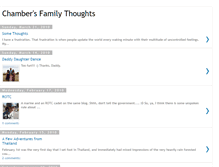 Tablet Screenshot of chambersfamilythoughts.blogspot.com